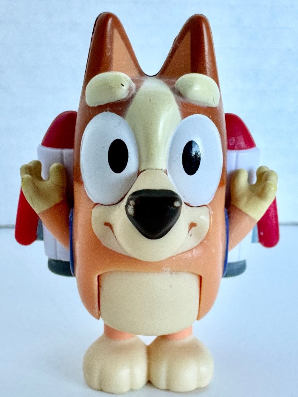 Bluey BINGO Jet Pack Rocket Backpack Figure Cake Topper